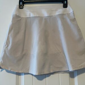 Puma Light Gray Golf Skort with Built-In Shorts